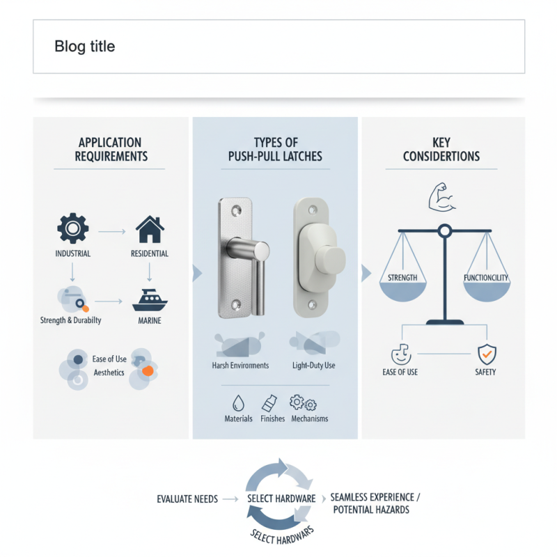 How to Choose the Right Push Pull Latch Hardware for Your Needs?