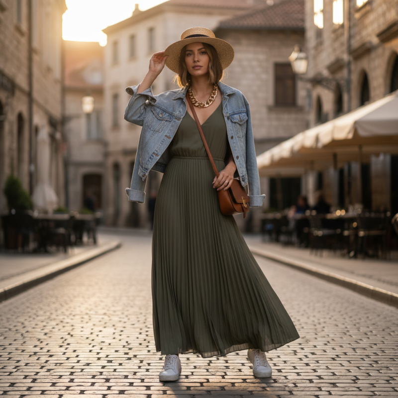 How to Style a Pleated Maxi Dress for Any Occasion?