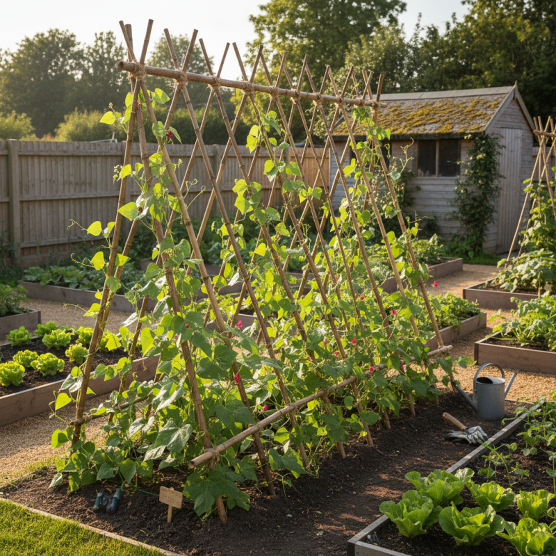 How to Build a Runner Bean Climbing Frame for Your Garden?