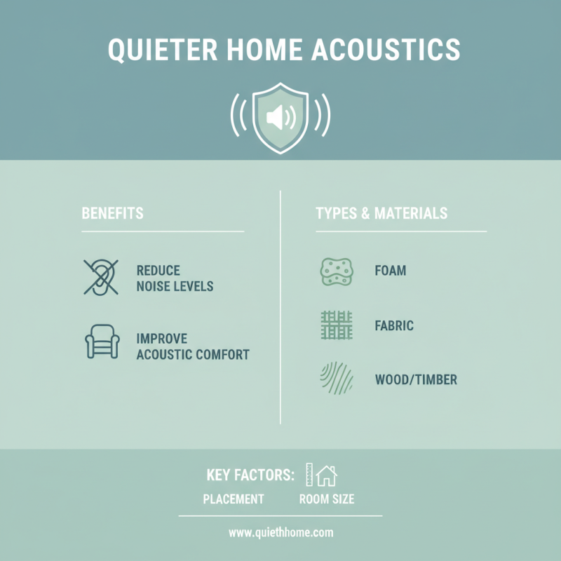 10 Best Sound Absorbing Panels for a Quieter Home