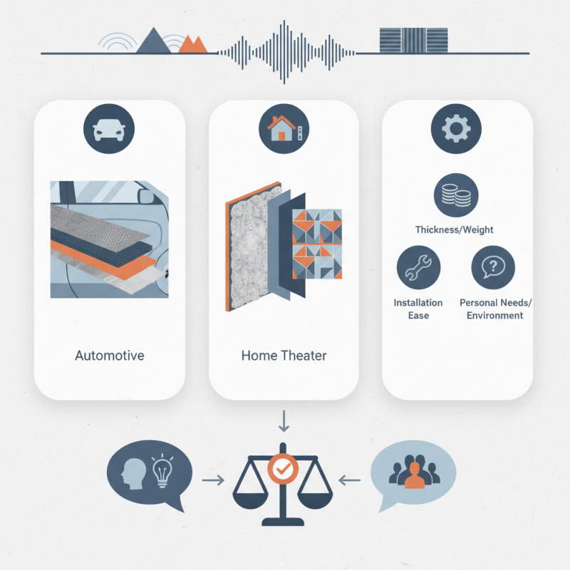 How to Choose the Best Sound Deadening Material for Your Needs?