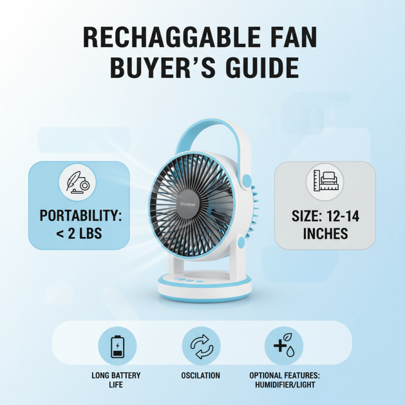 How to Choose the Best Rechargeable Fan for Your Needs?