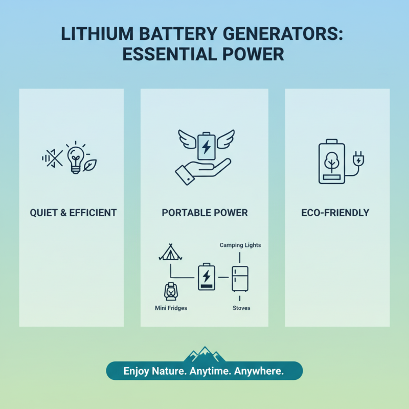 2026 Best Lithium Battery Generator for Reliable Sustainable Power Solutions?