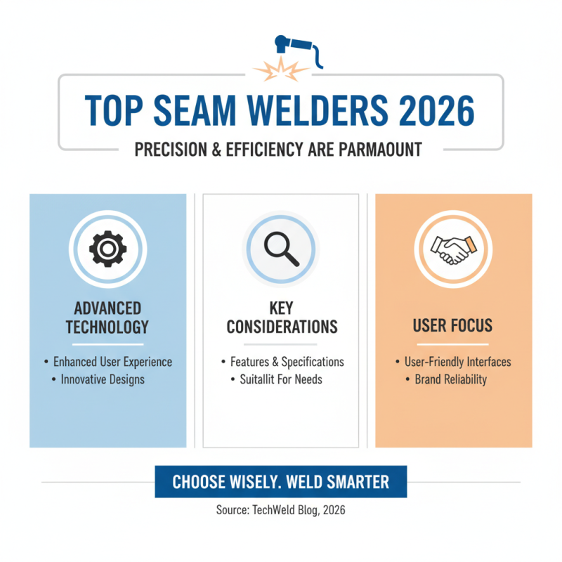 Top 10 Best Seam Welders for Precision and Efficiency in 2026?