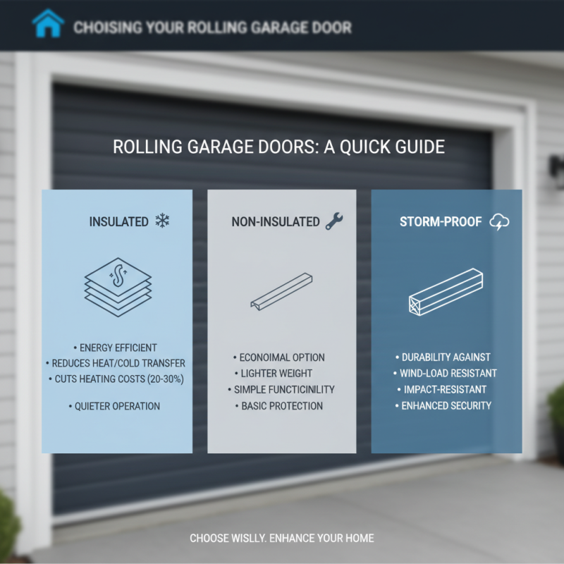 How to Choose the Right Rolling Garage Door for Your Home?