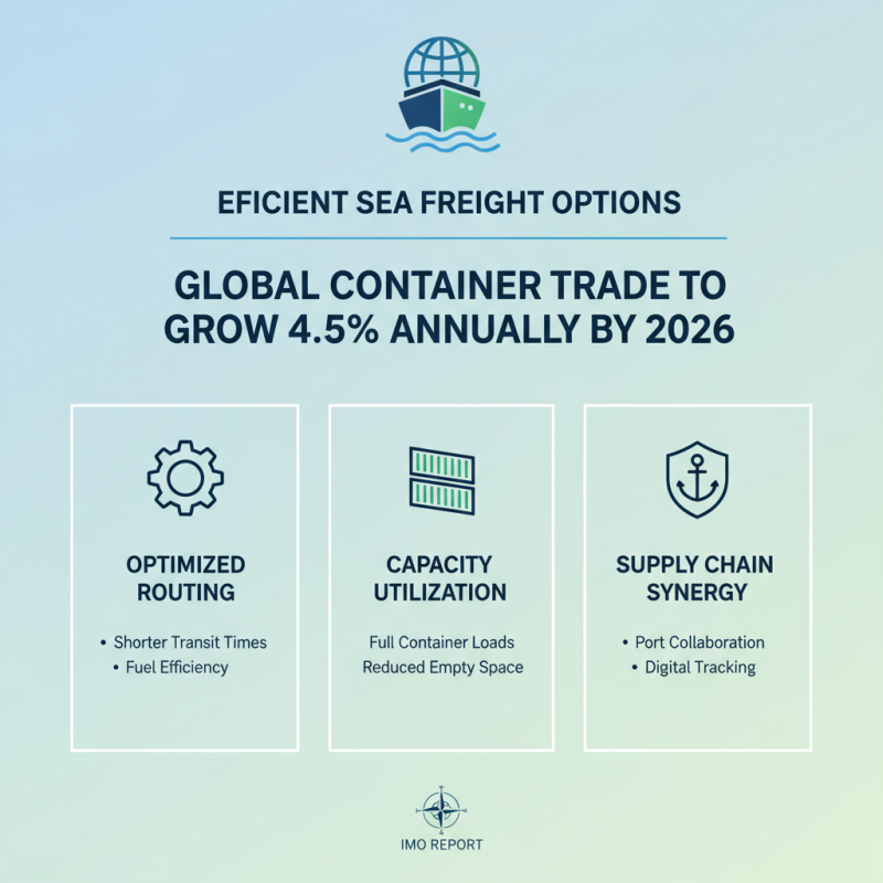 2026 Best Sea Freight Options for Efficient Shipping?