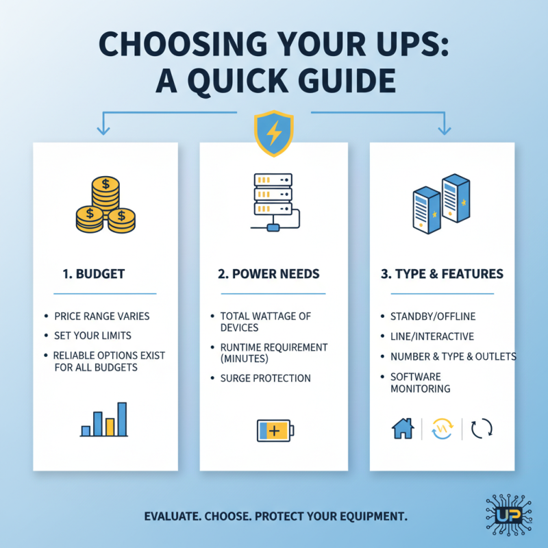 How to Choose the Best UPS Power Supply for Your Needs?