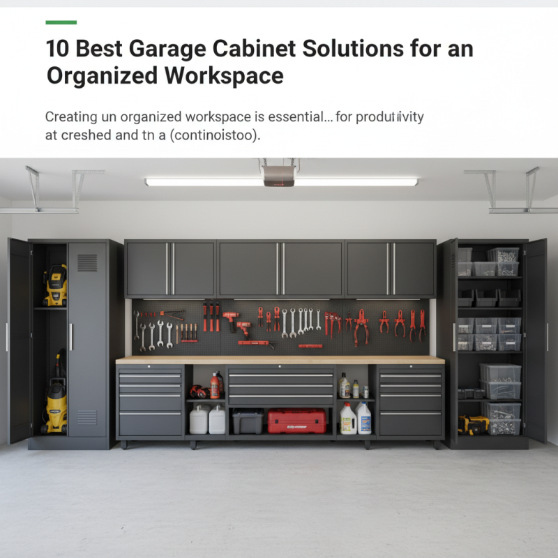 10 Best Garage Cabinet Solutions for an Organized Workspace