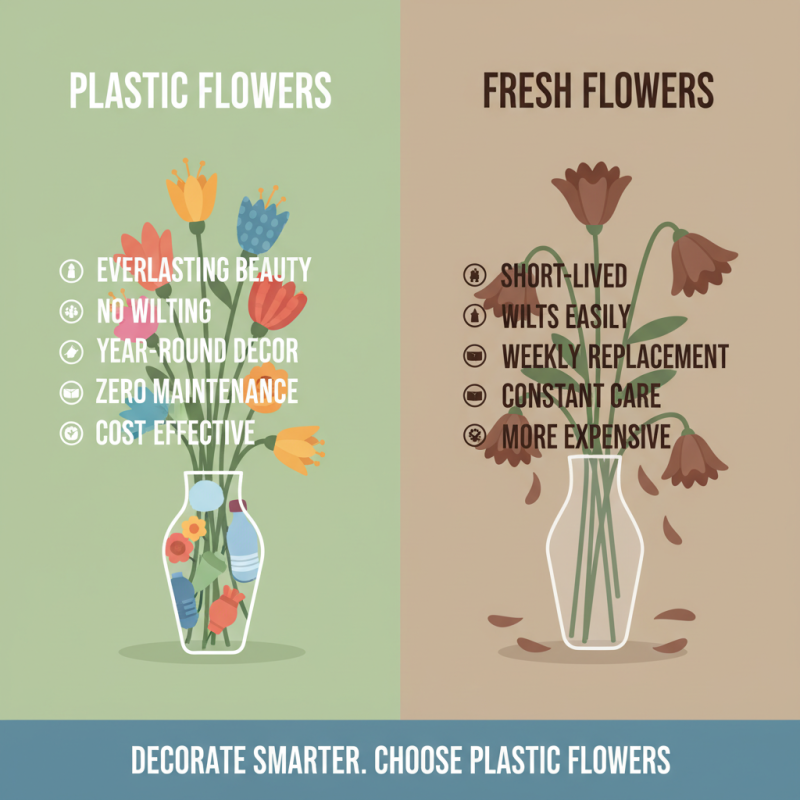 Why Choose Plastic Flowers for Your Home Decor Needs?