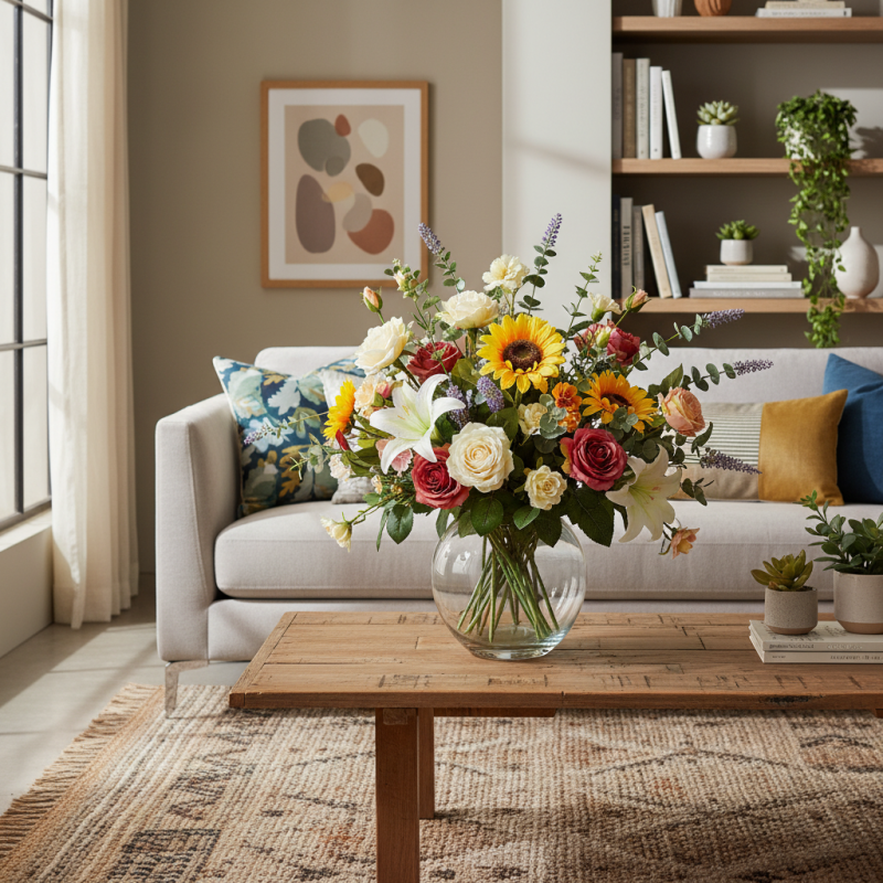 Why Choose Plastic Flowers for Your Home Decor Needs?