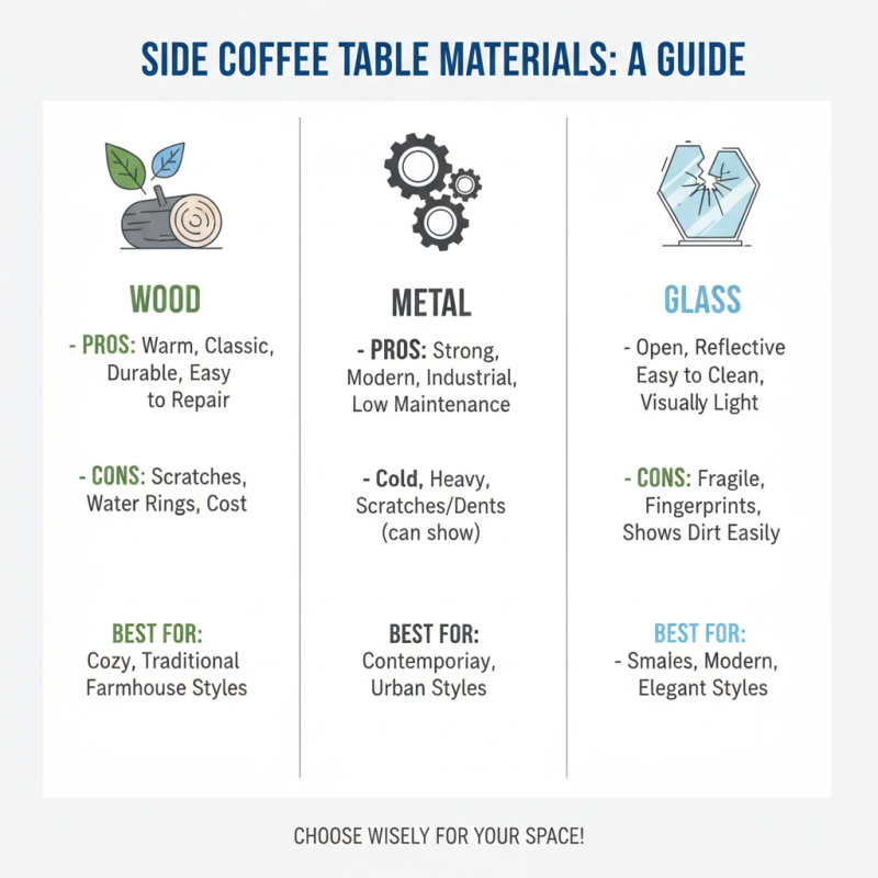 How to Choose the Best Side Coffee Tables for Your Living Room?