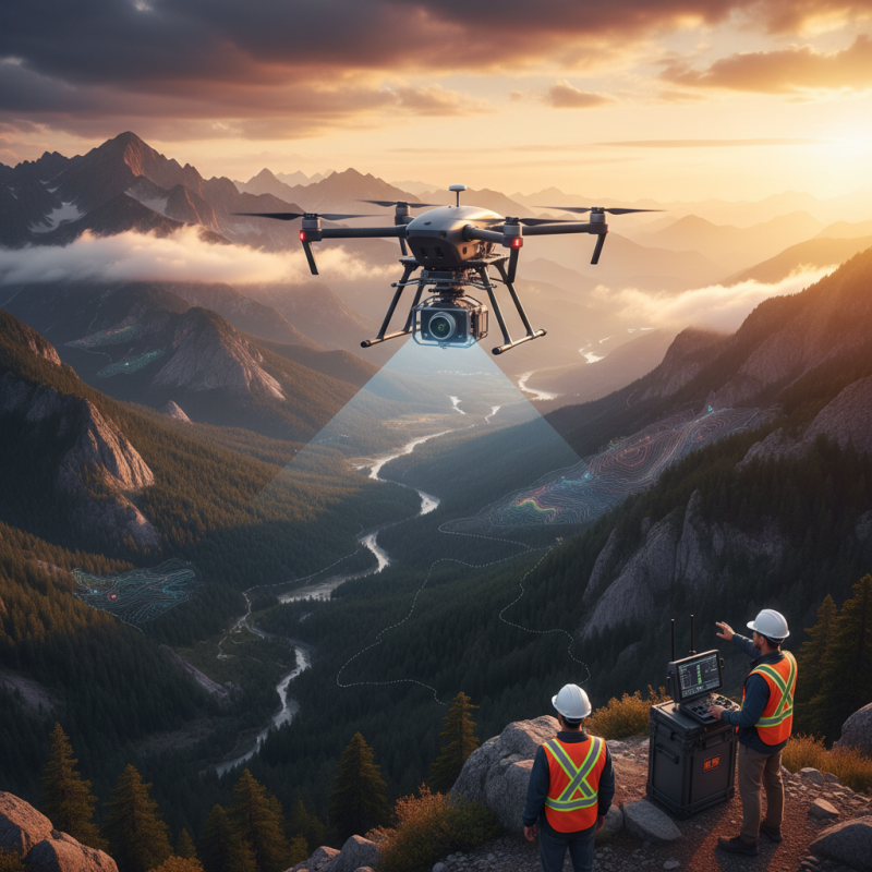 How to Use Lidar Drone for Mapping and Surveying?
