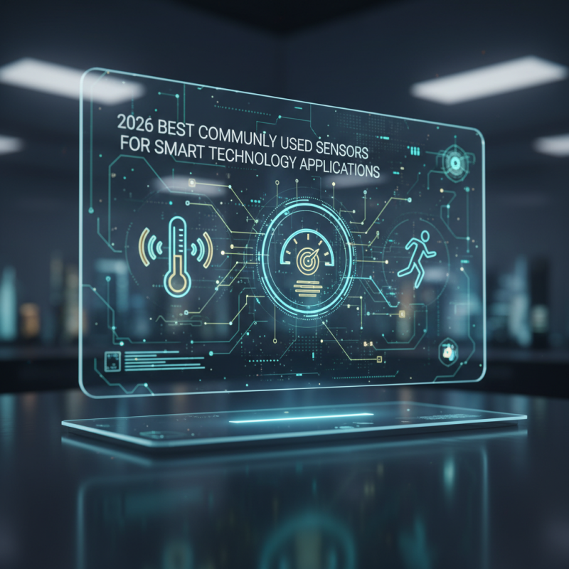 2026 Best Commonly Used Sensors for Smart Technology Applications?