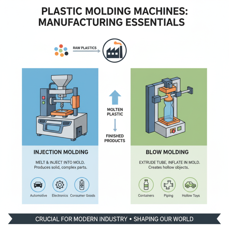 What is a plastic molding machine and how does it work?