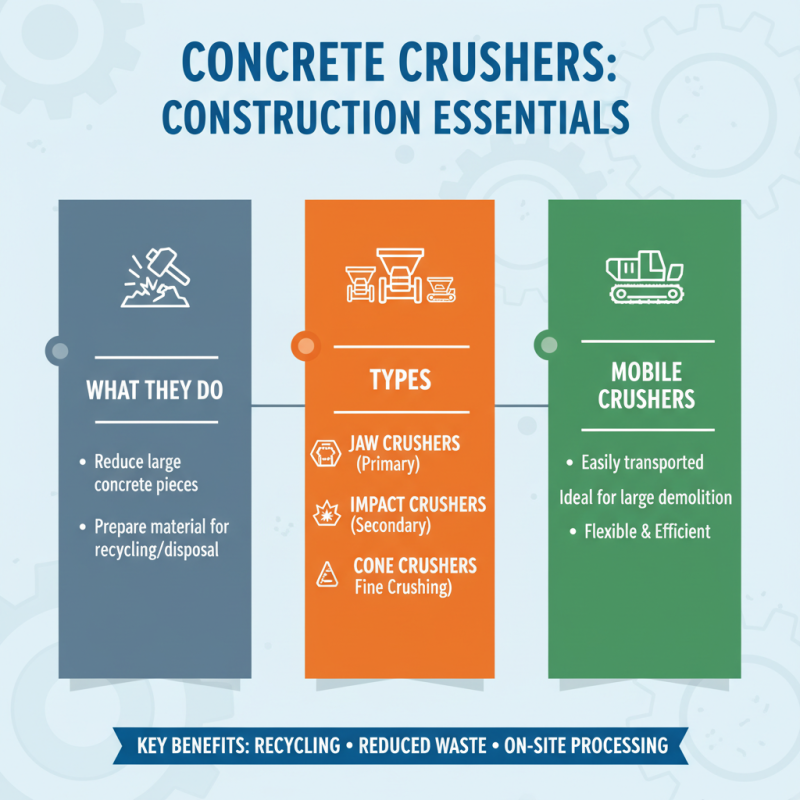 Top Concrete Crusher Types and Their Applications?