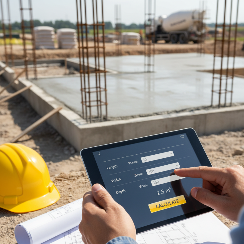 Why You Need a Concrete Base Calculator for Your Projects?