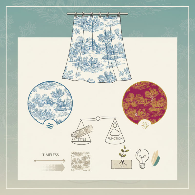 Top Shower Curtain Toile Designs for Your Bathroom Decor?