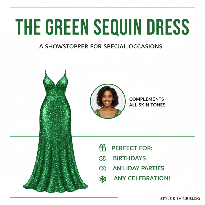 Why Choose a Green Sequin Dress for Your Next Event?