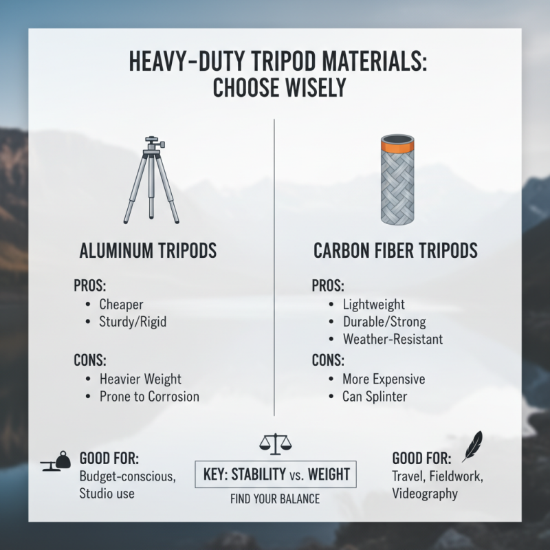 2026 How to Choose the Best Heavy Duty Tripod for Your Needs?