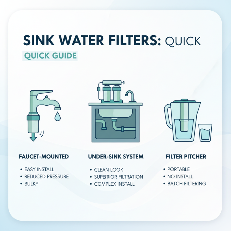 2026 Top Options for the Best Water Filter for Sink Choices?