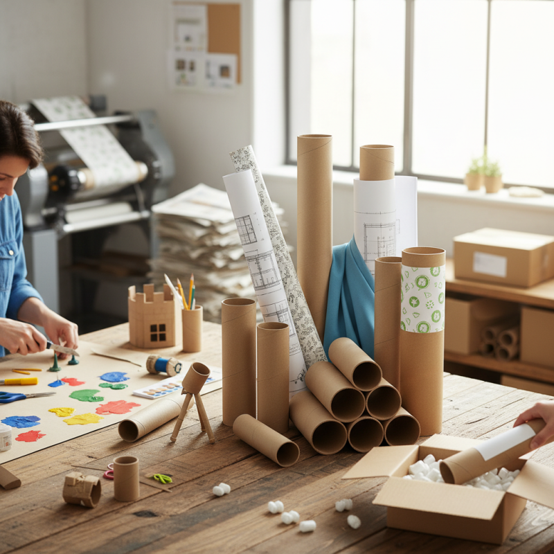 What is a cardboard tube and how is it used?