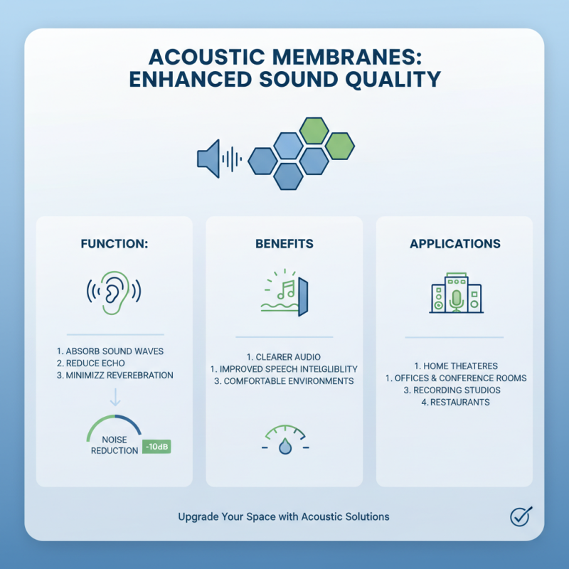 How to Improve Sound Quality with Acoustic Membrane?