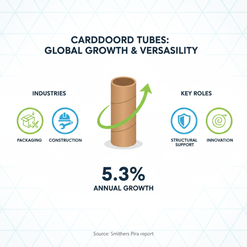 What is a cardboard tube and how is it used?