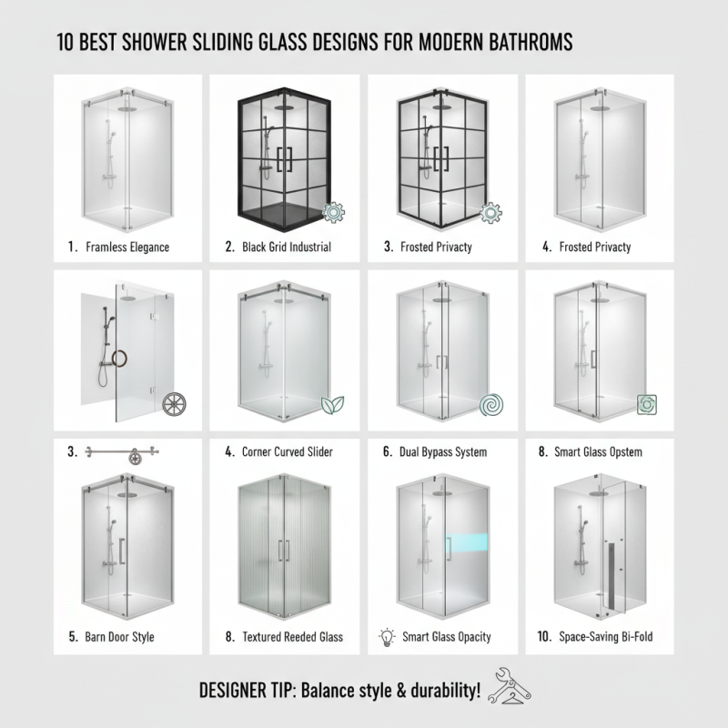 10 Best Shower Sliding Glass Designs for Modern Bathrooms?