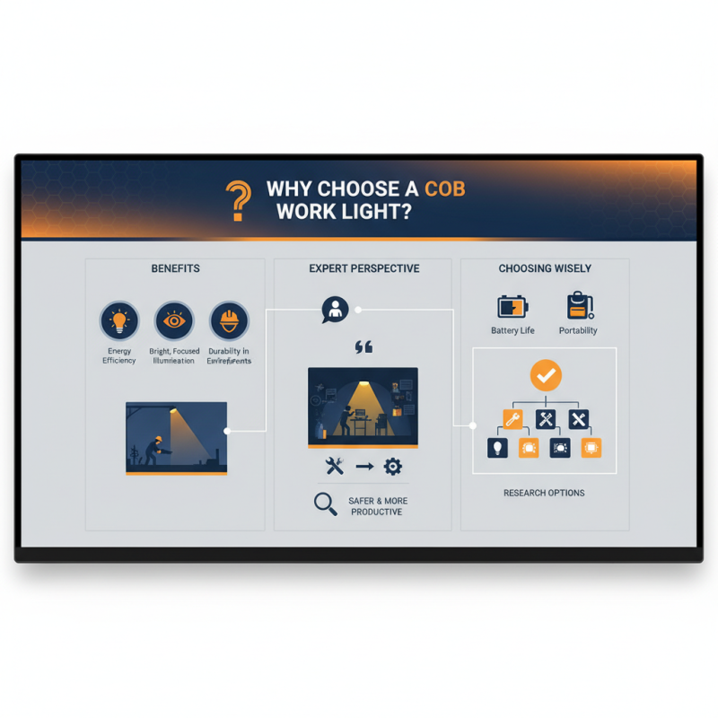 Why Choose a Cob Work Light for Your Projects?
