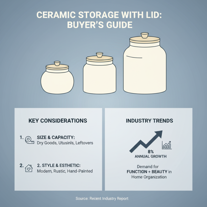 How to Choose the Best Ceramic Storage With Lid for Your Home