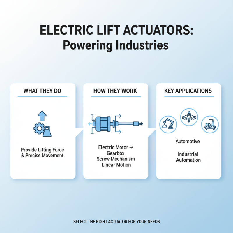 2026 How to Choose the Right Electric Lift Actuator for Your Needs?