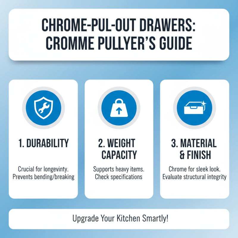 How to Choose Chrome Pull Out Drawers for Your Kitchen?