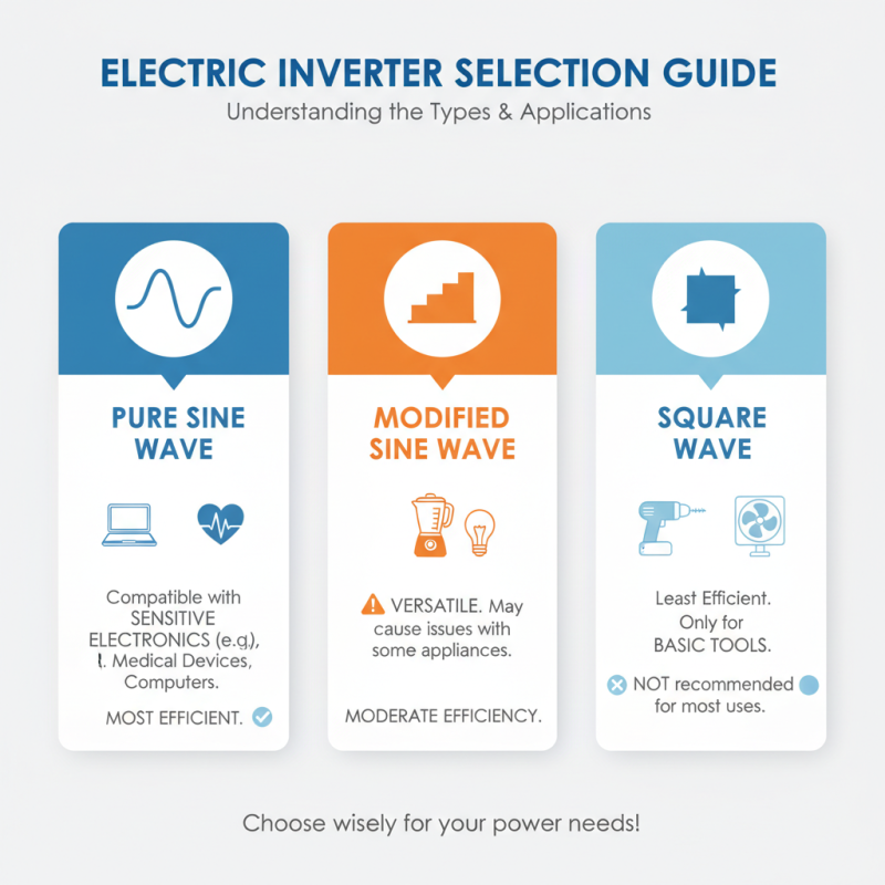 How to Choose the Right Electric Inverter for Your Needs?
