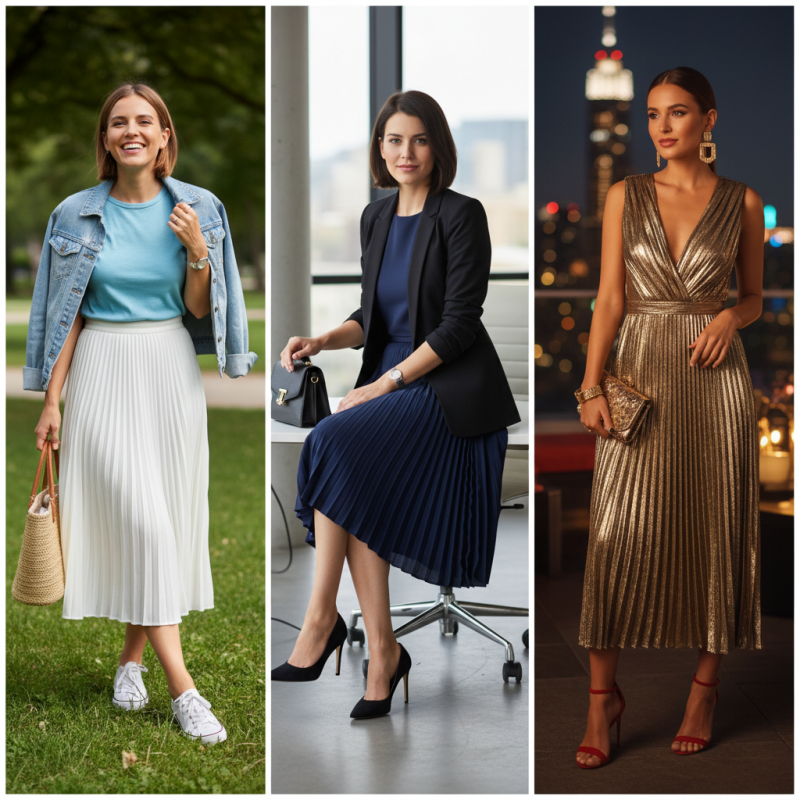 How to Style a Pleated Skirt Dress for Different Occasions?