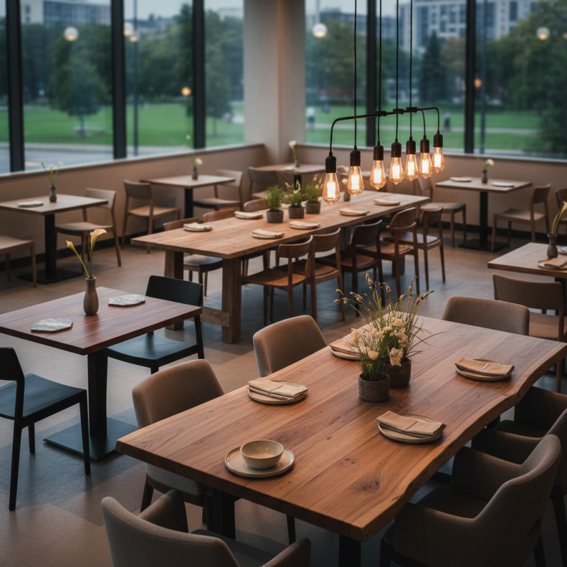 Top Wooden Tables For Restaurants That Enhance Dining Experience?
