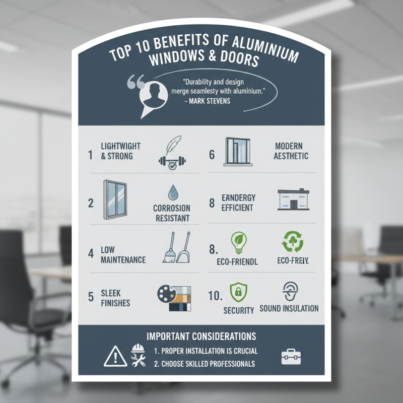 Top 10 Benefits of Aluminium Windows and Doors You Should Know?