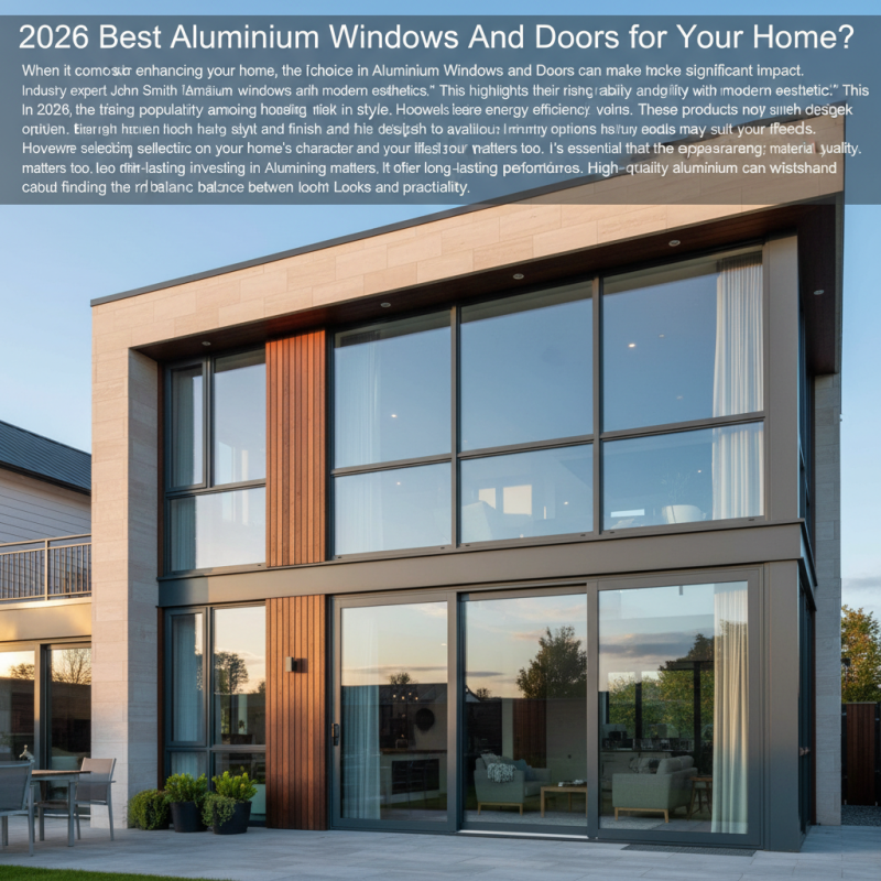 2026 Best Aluminium Windows And Doors for Your Home?
