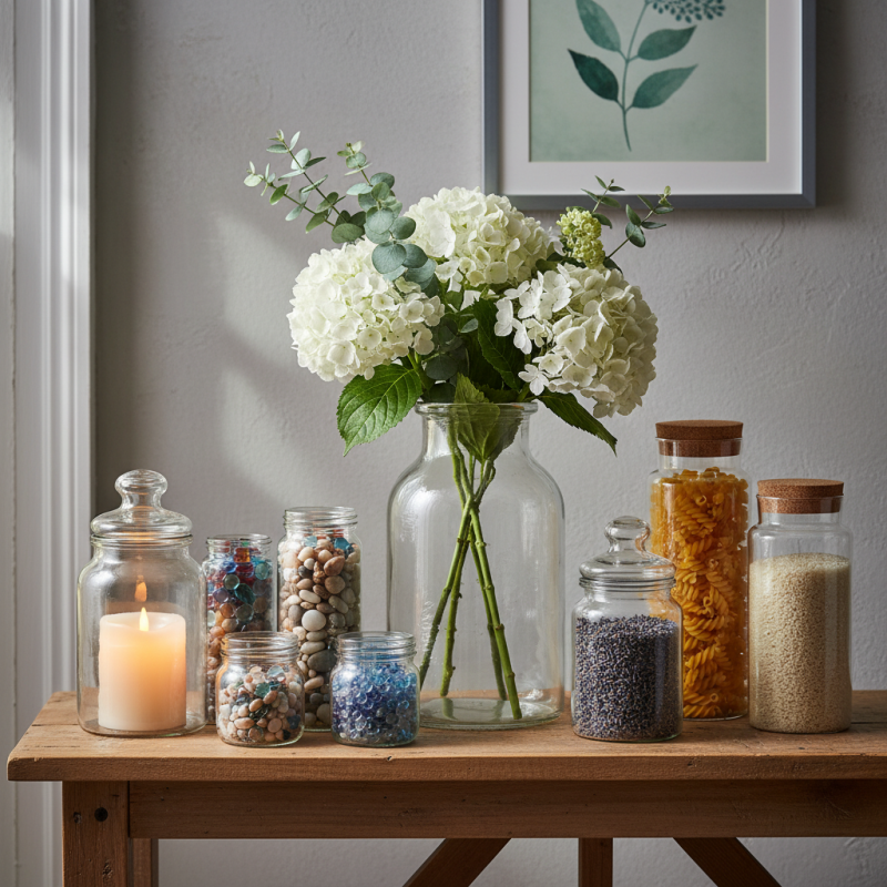 10 Creative Tips for Using Glass Jars in Your Home Decor?