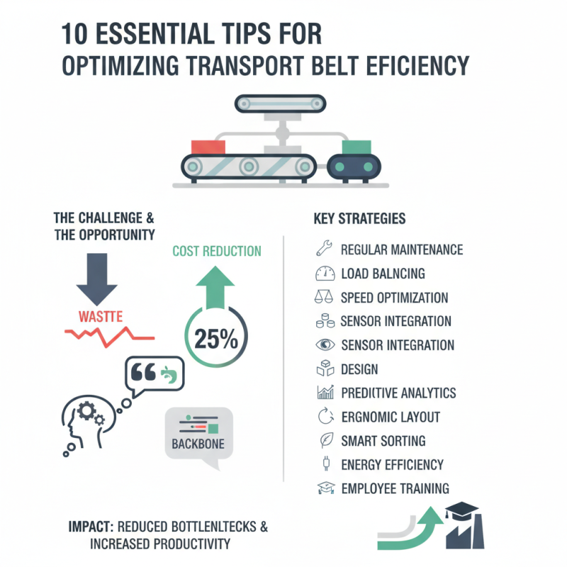 10 Essential Tips for Optimizing Your Transport Belt Efficiency