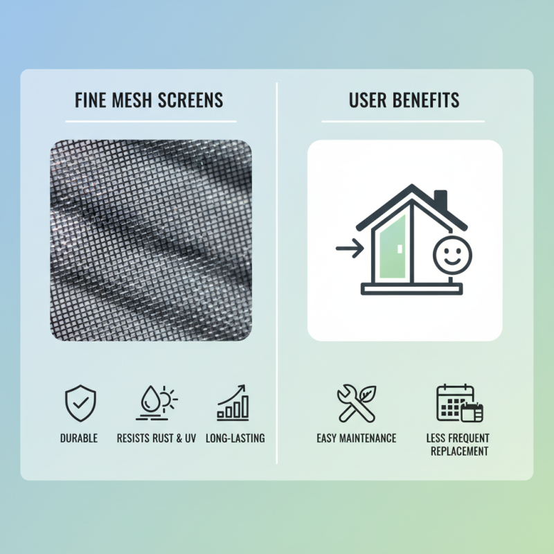 What are the Benefits of Using a Fine Mesh Screen in 2026?