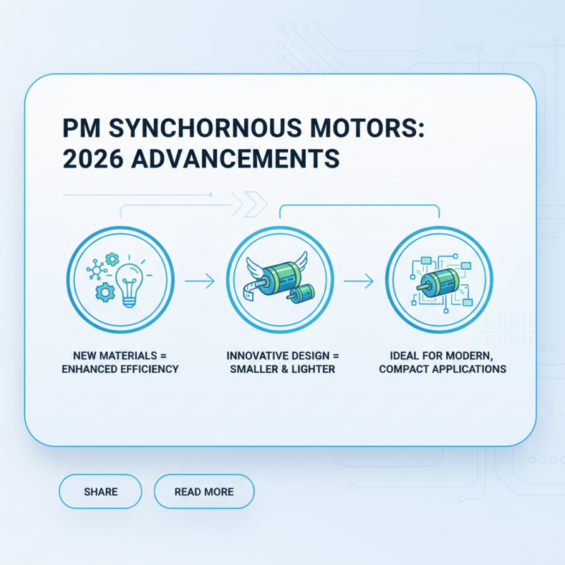 2026 Best Pm Synchronous Motor Features and Applications?