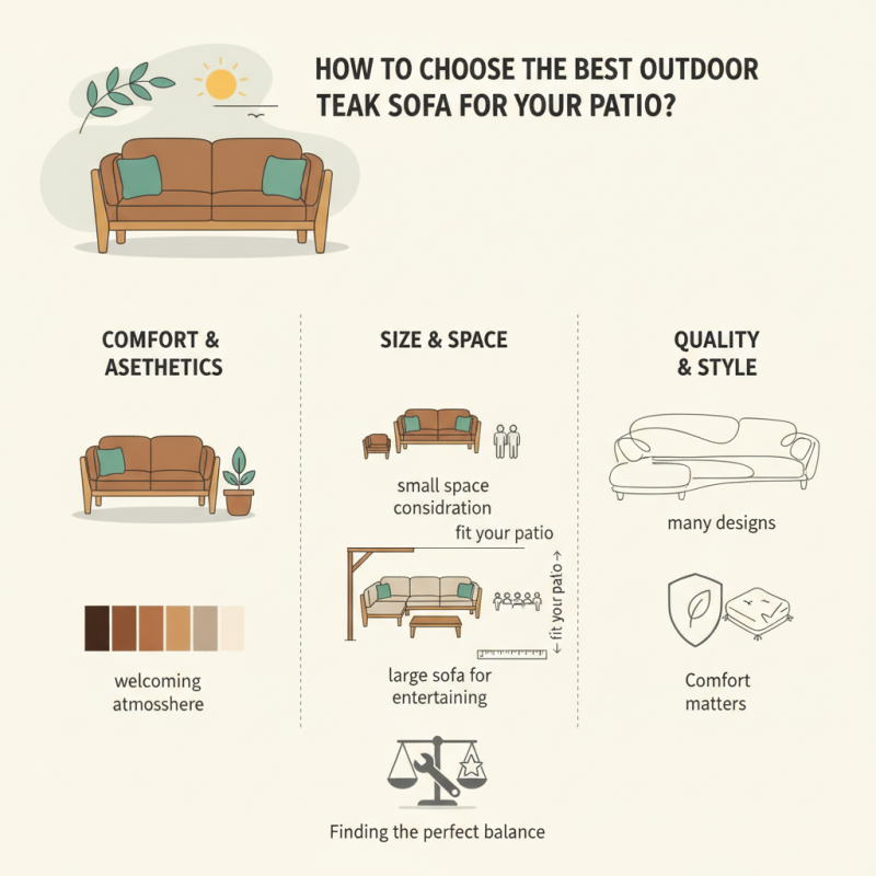 How to Choose the Best Outdoor Teak Sofa for Your Patio?