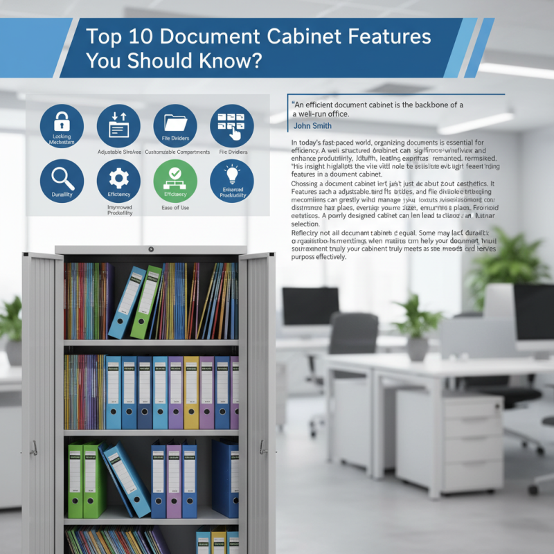 Top 10 Document Cabinet Features You Should Know?