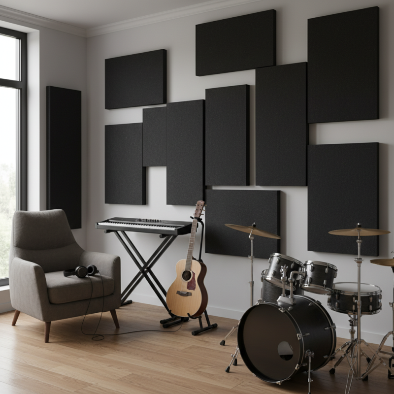 How to Choose the Best Black Acoustic Wall Panels for Your Space?