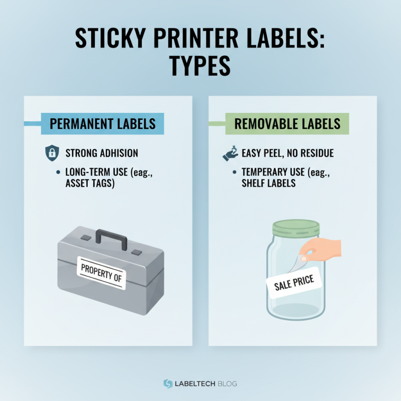 How to Use Sticky Printer Labels Effectively for Your Business?