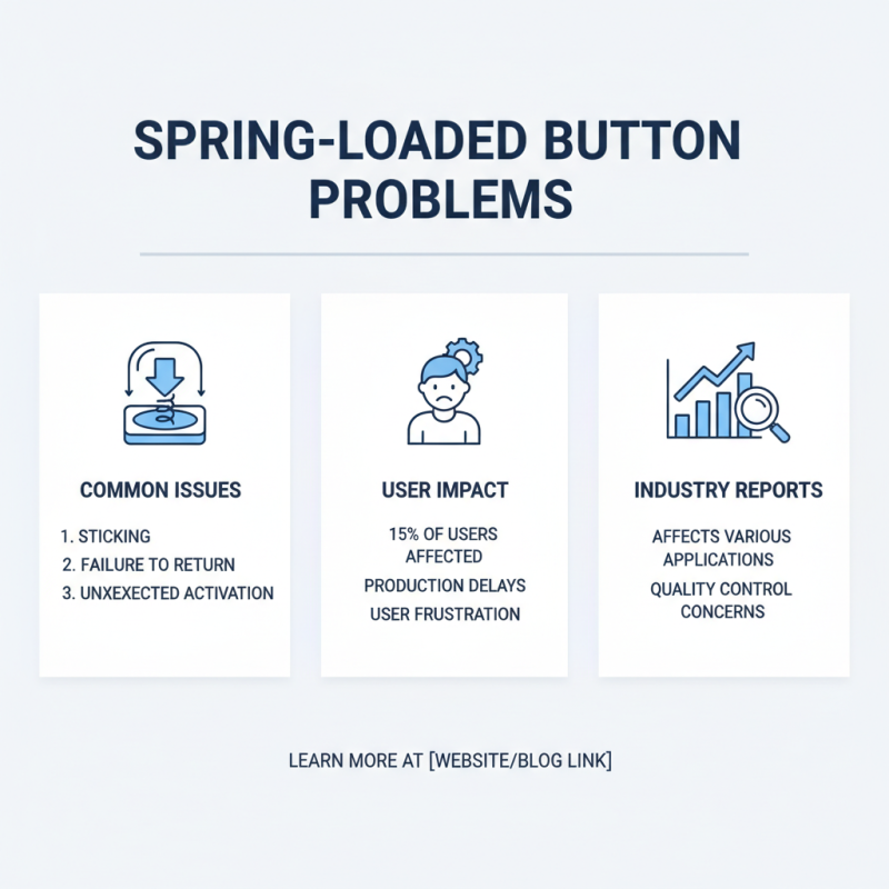 How to Use a Special Spring Loaded Button Effectively?