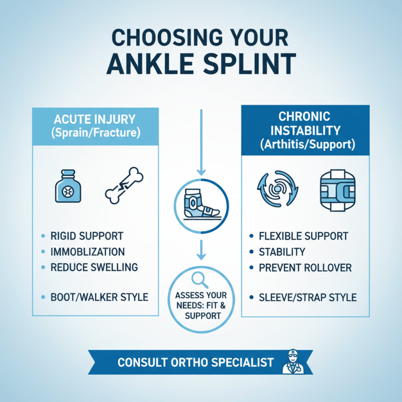 2026 How to Choose the Right Ankle Splint for Your Needs?