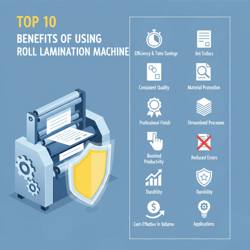 Top 10 Benefits of Using a Roll Lamination Machine?