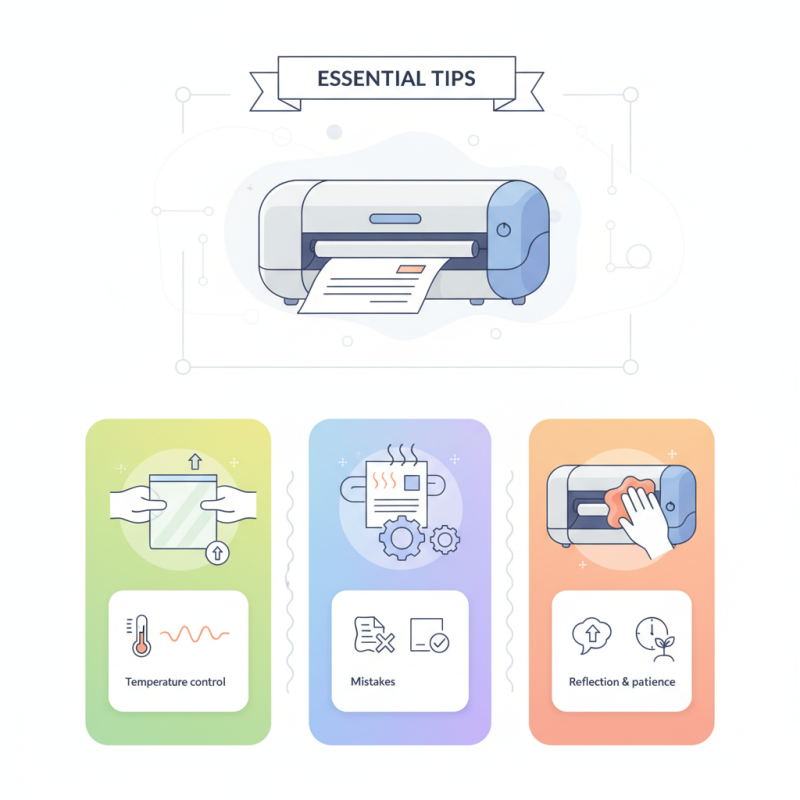 Essential Tips for Using a Lamination Machine Effectively?