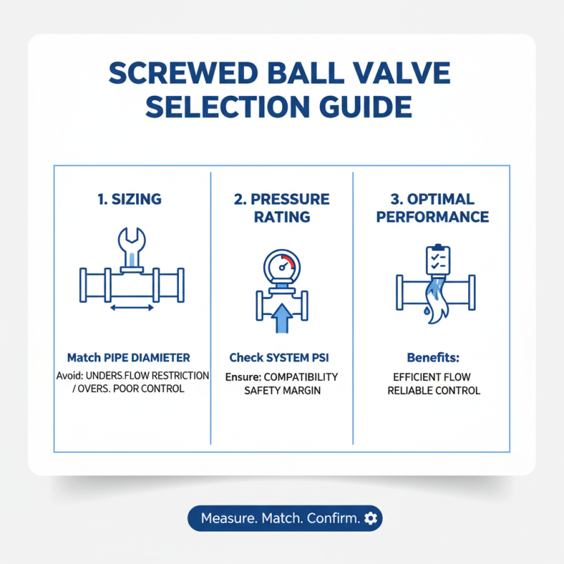 How to Choose the Right Screwed Ball Valve for Your Project?